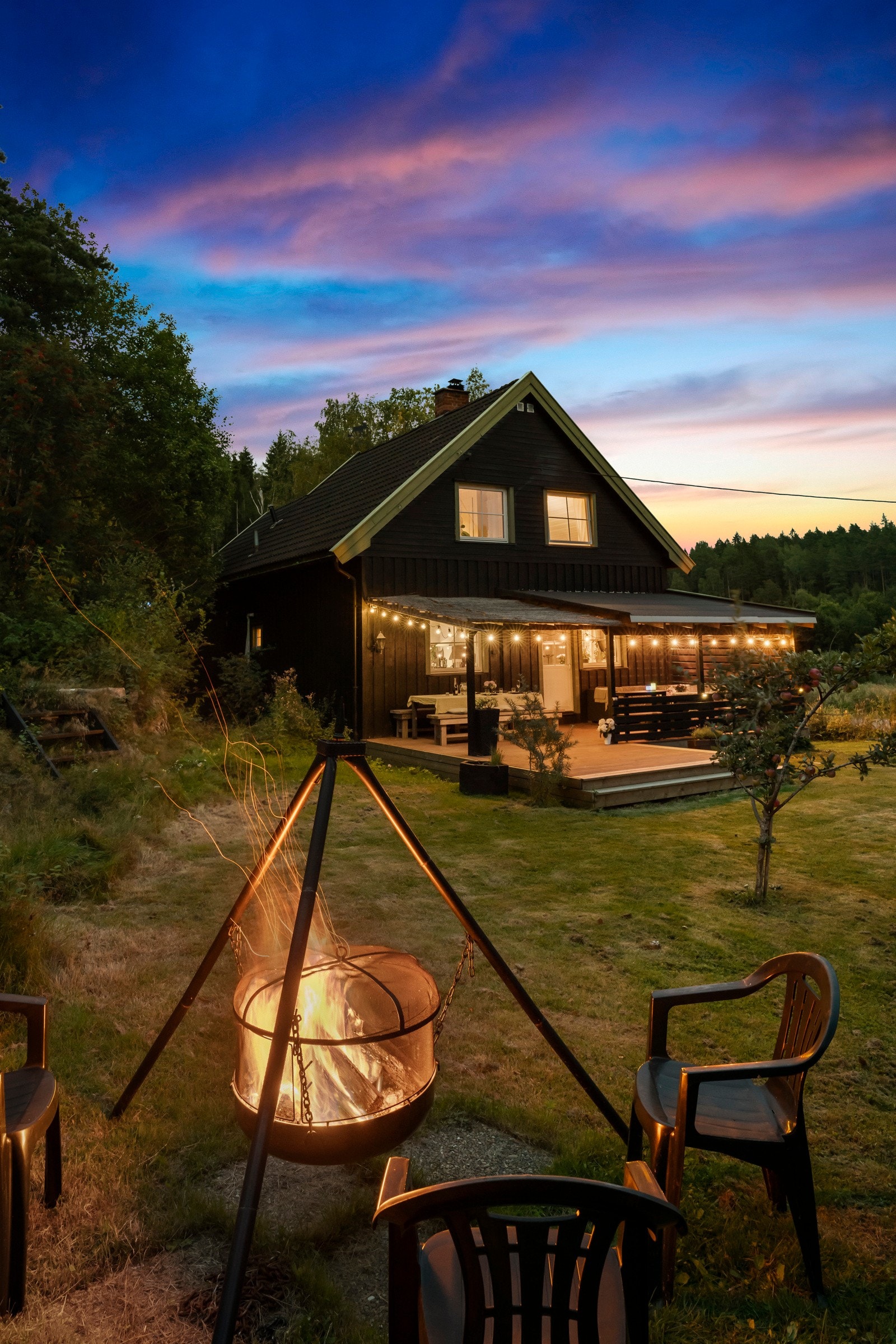 Flere koselige uteplasser. Galleribilde