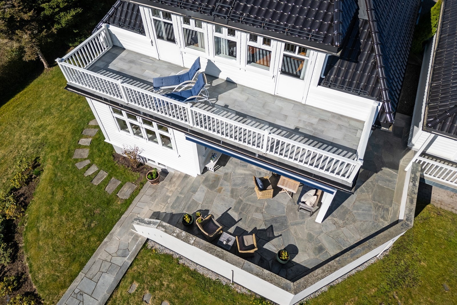 Boligen har flere gode utesoner. Galleribilde