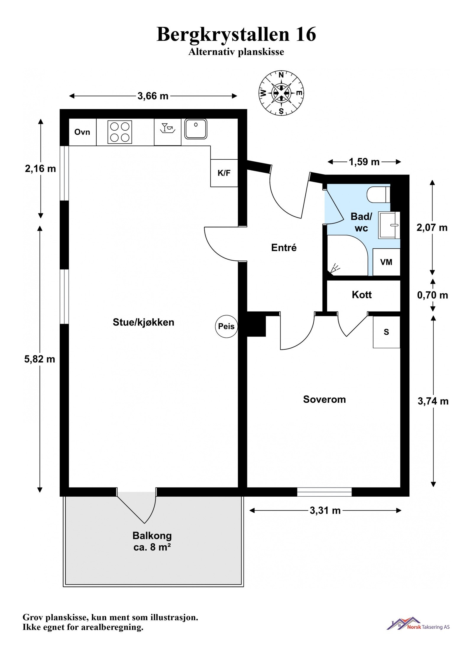 Alternativ planskisse Galleribilde