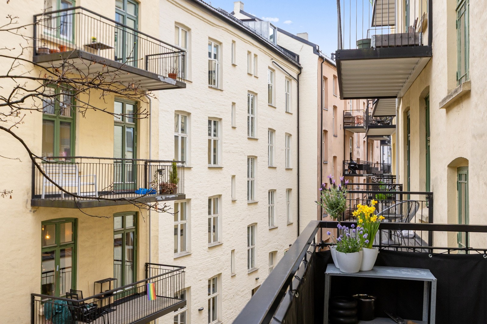 Sørøstvendt balkong Galleribilde