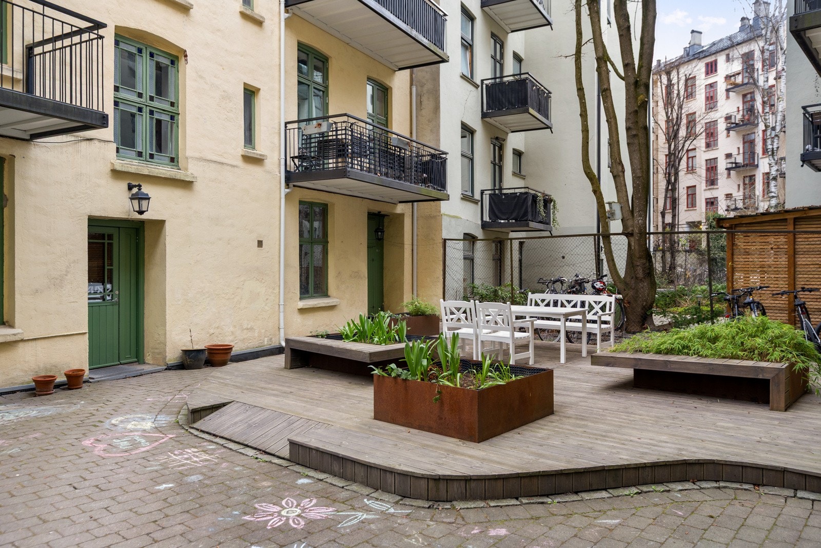 Opparbeidede fellesarealer Galleribilde