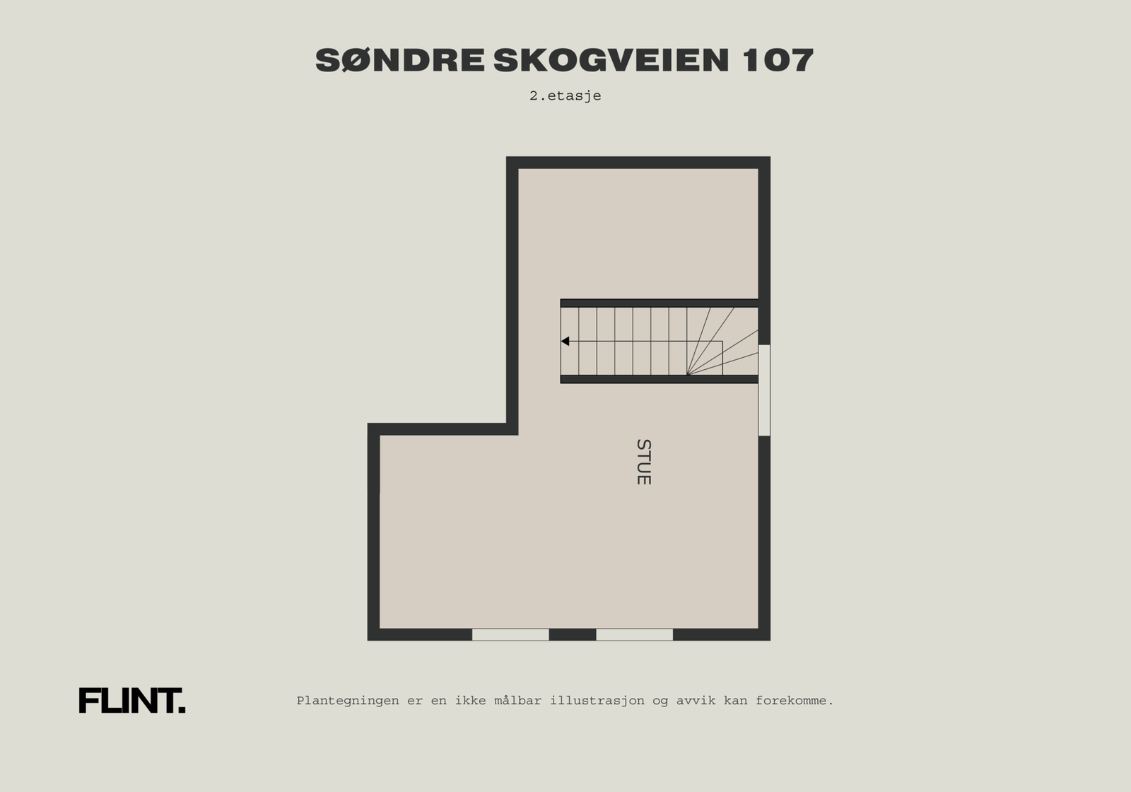 Plantegning loft. Galleribilde