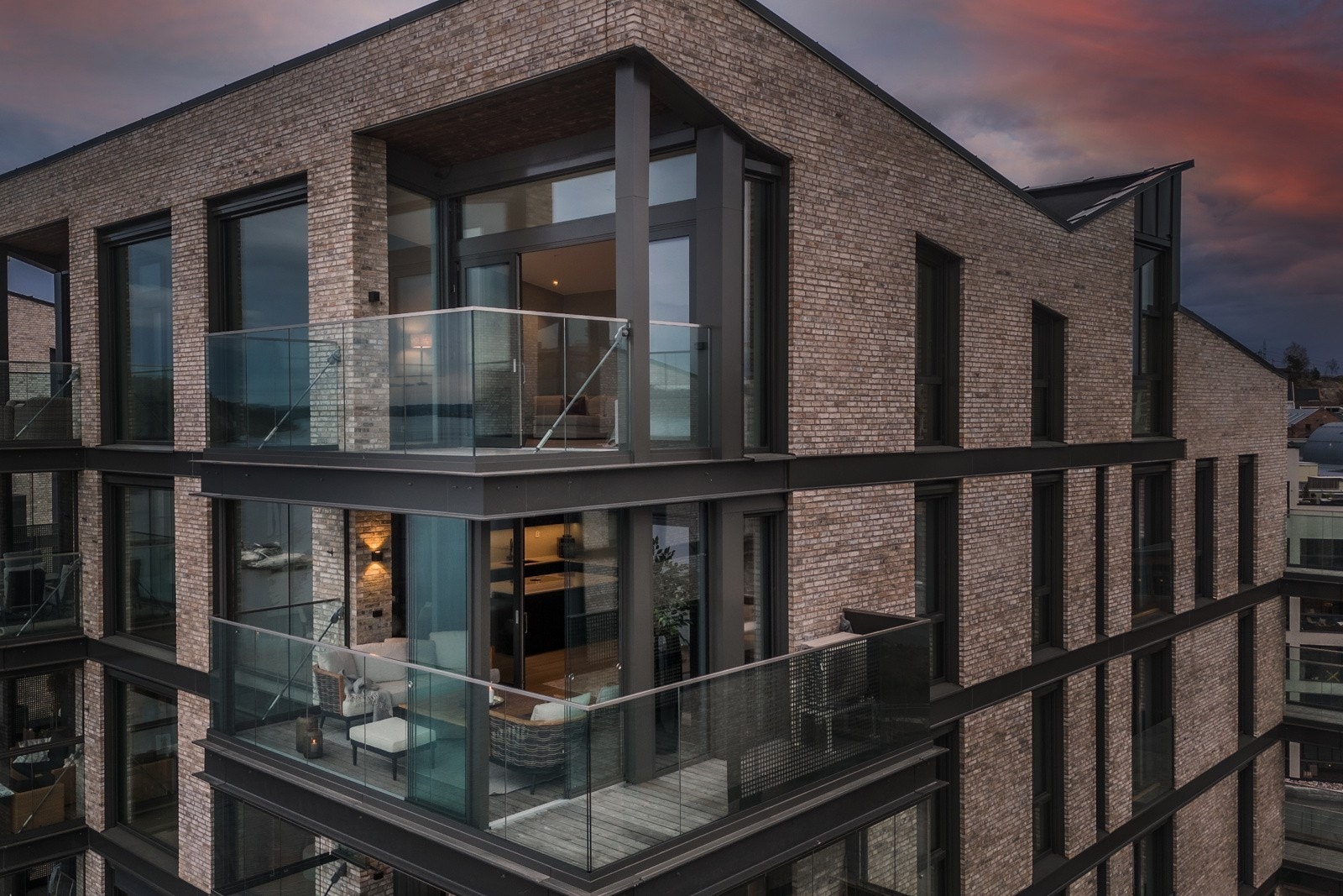 Leiligheten går over to etasjer. Galleribilde