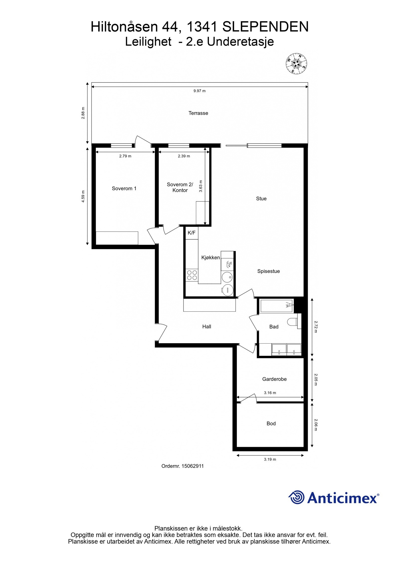 Plantegning. Galleribilde