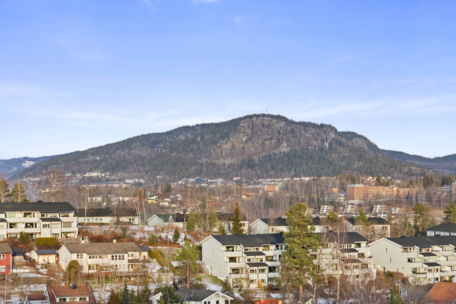 Fantastisk utsikt fra balkongen. Galleribilde