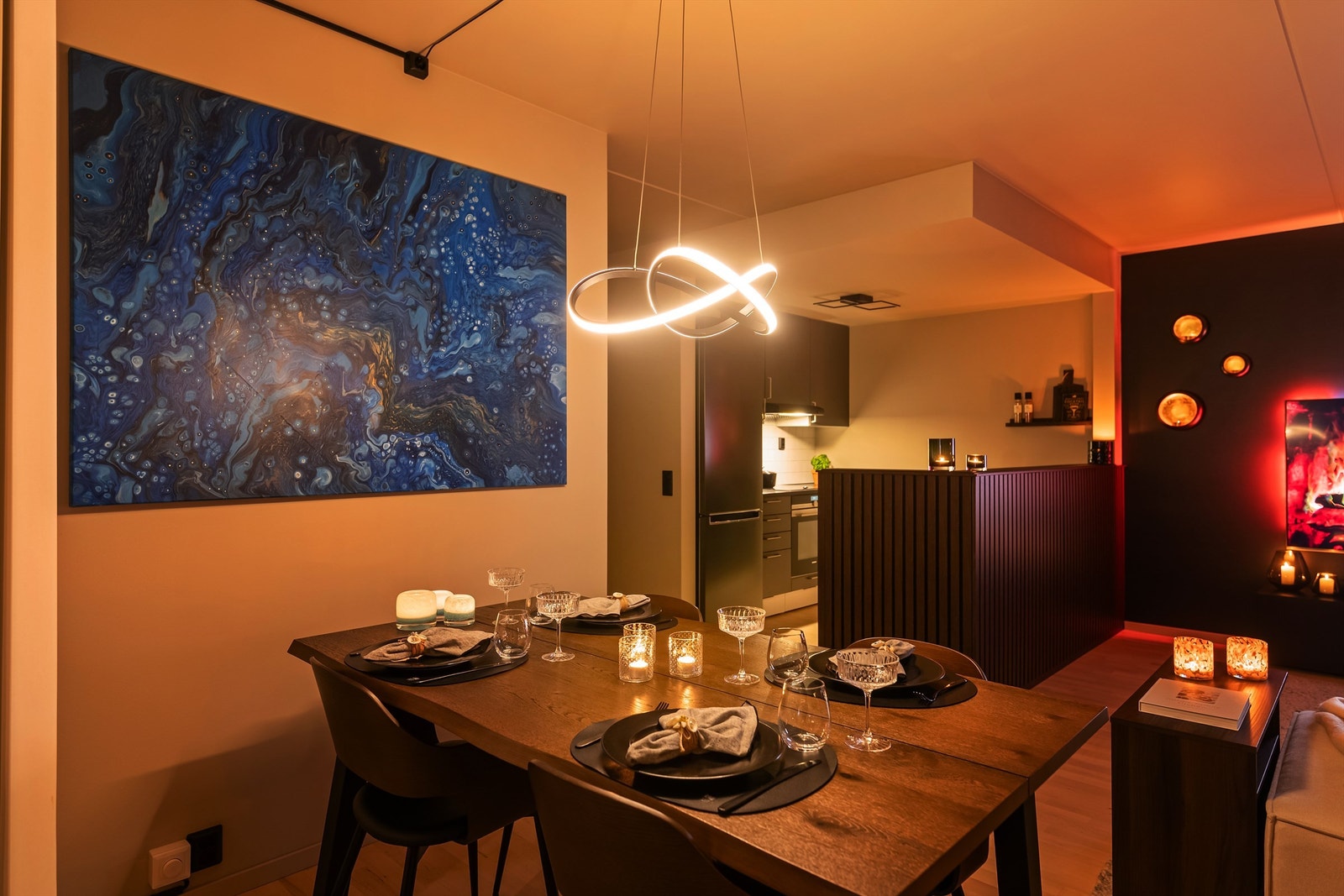 En fantastisk plass der kveldsstemningen kan senke seg Galleribilde