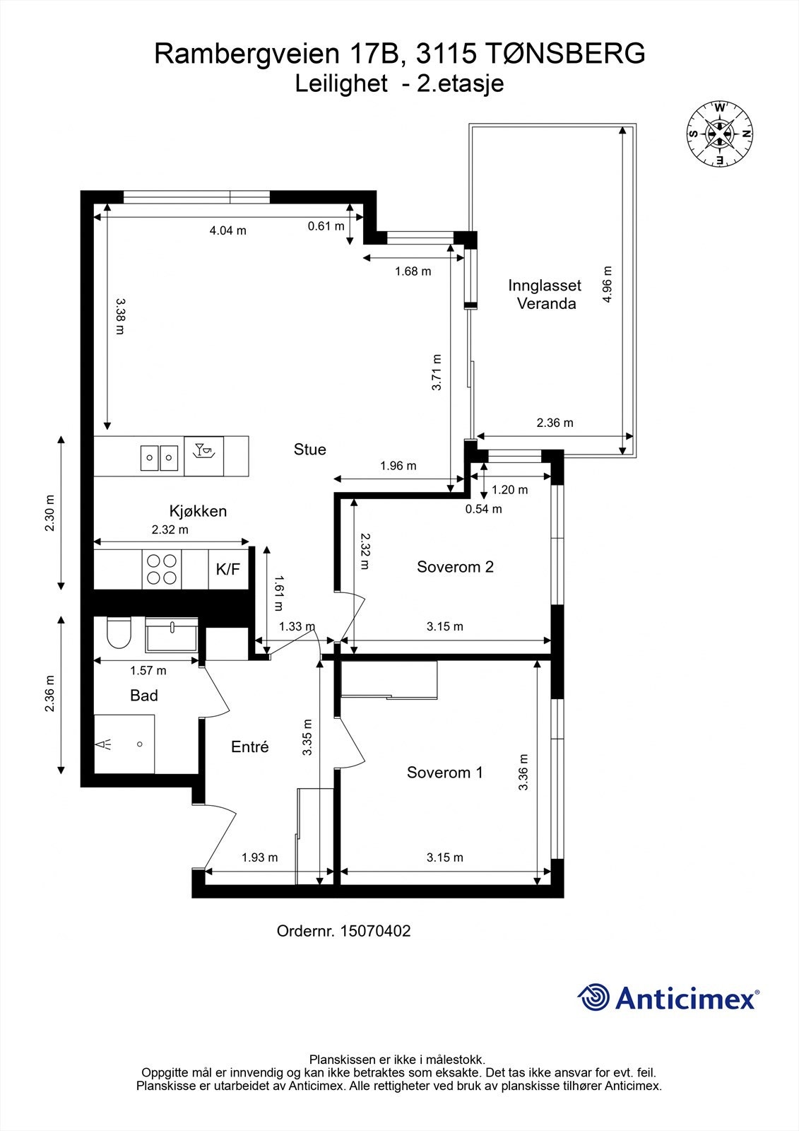 Plantegning Galleribilde