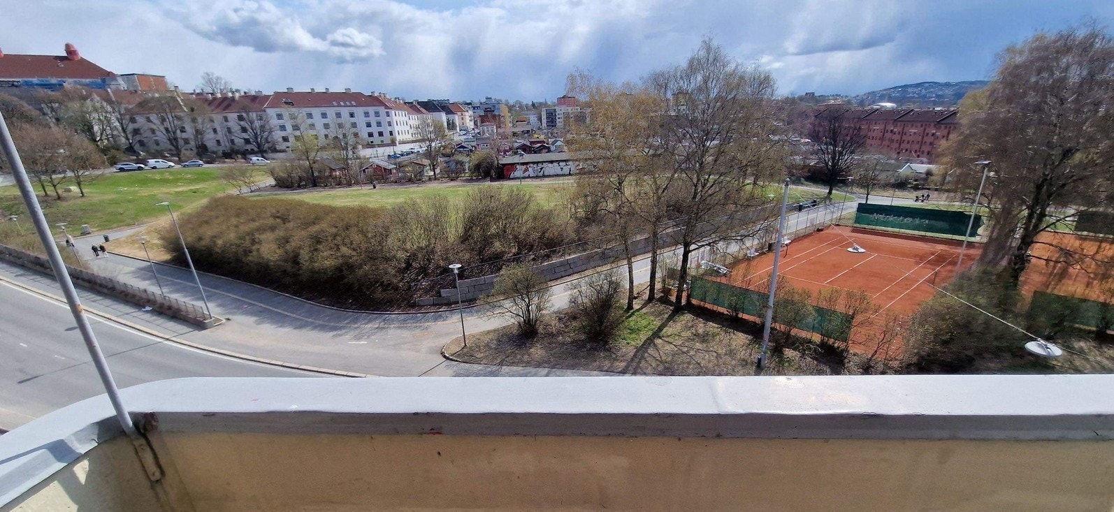 Utsikten fra balkongen. Galleribilde