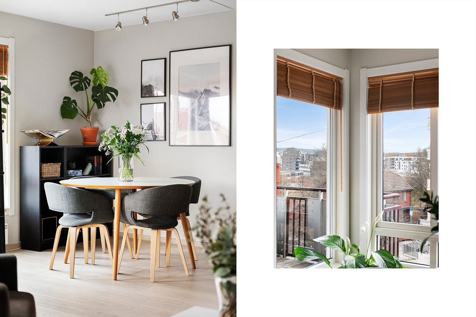 Plass til middagsbord og møblering. Galleribilde