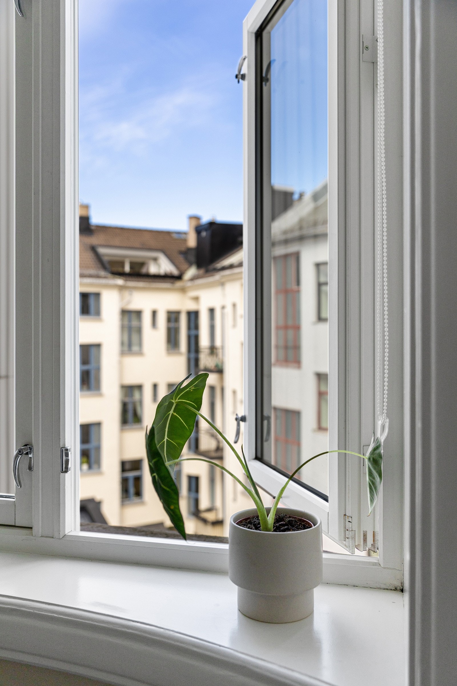 Soverommet vender mot en stille og rolig bakgård Galleribilde