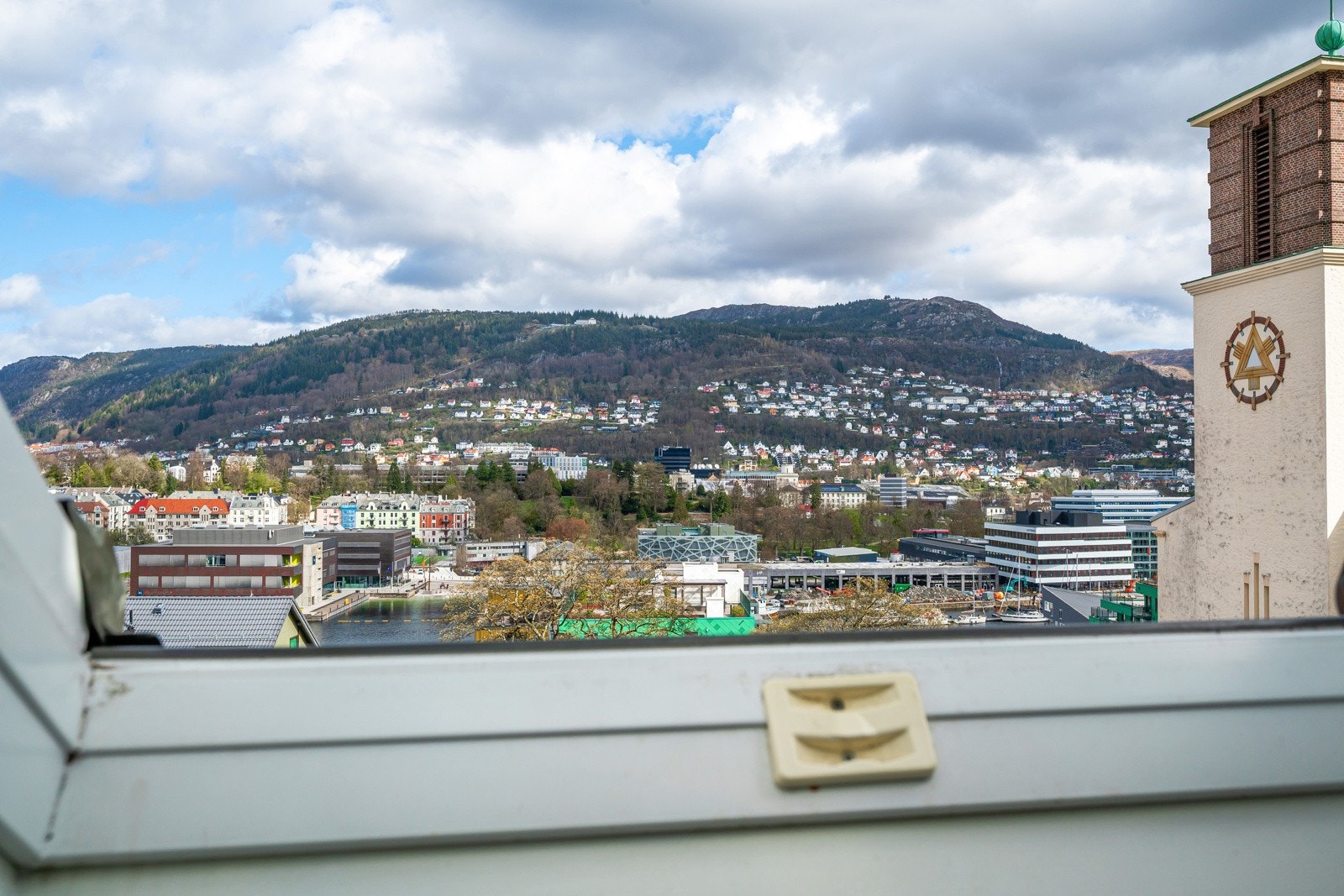 Fin utsikt fra leiligheten Galleribilde