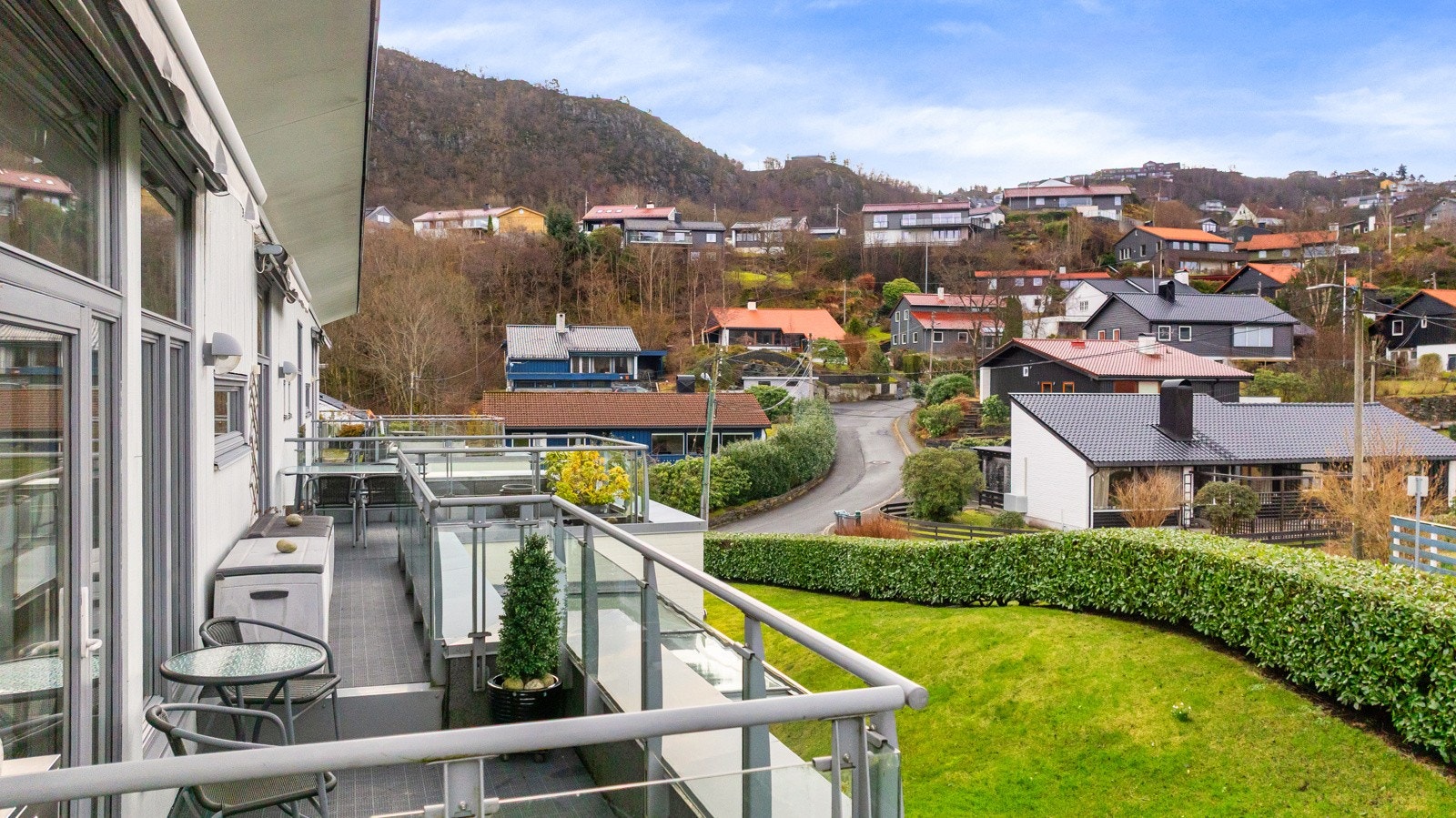Usjenert uteplass Galleribilde