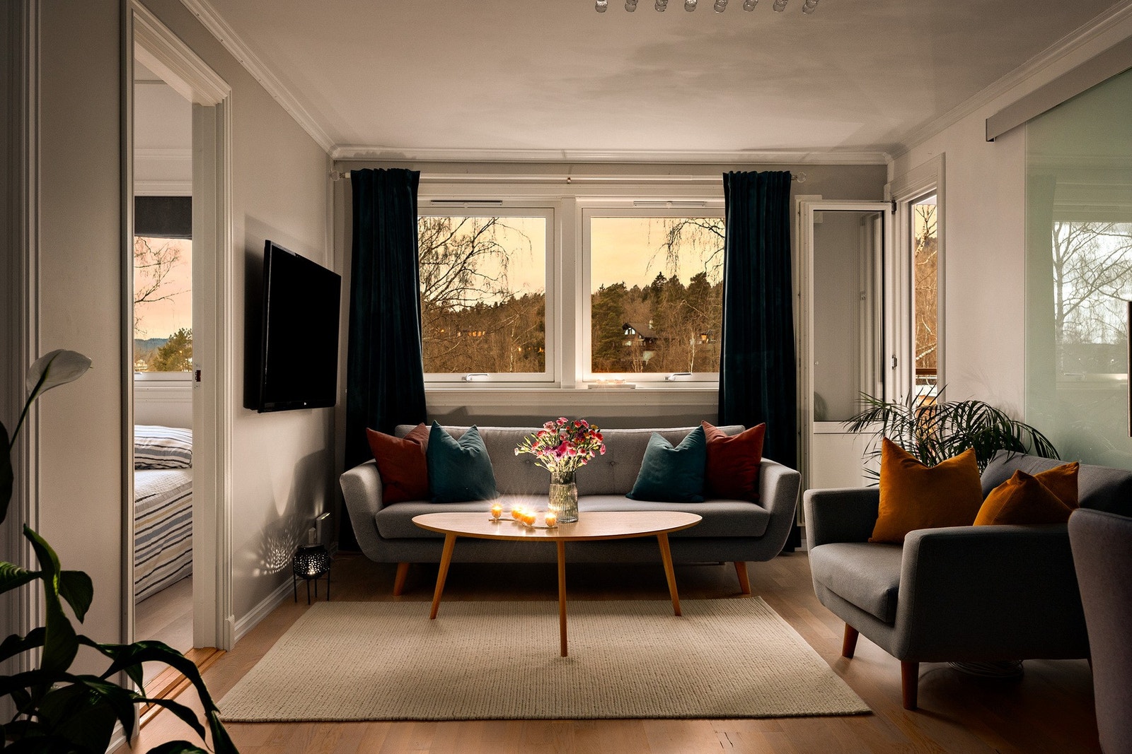 Kveldsstemning Galleribilde