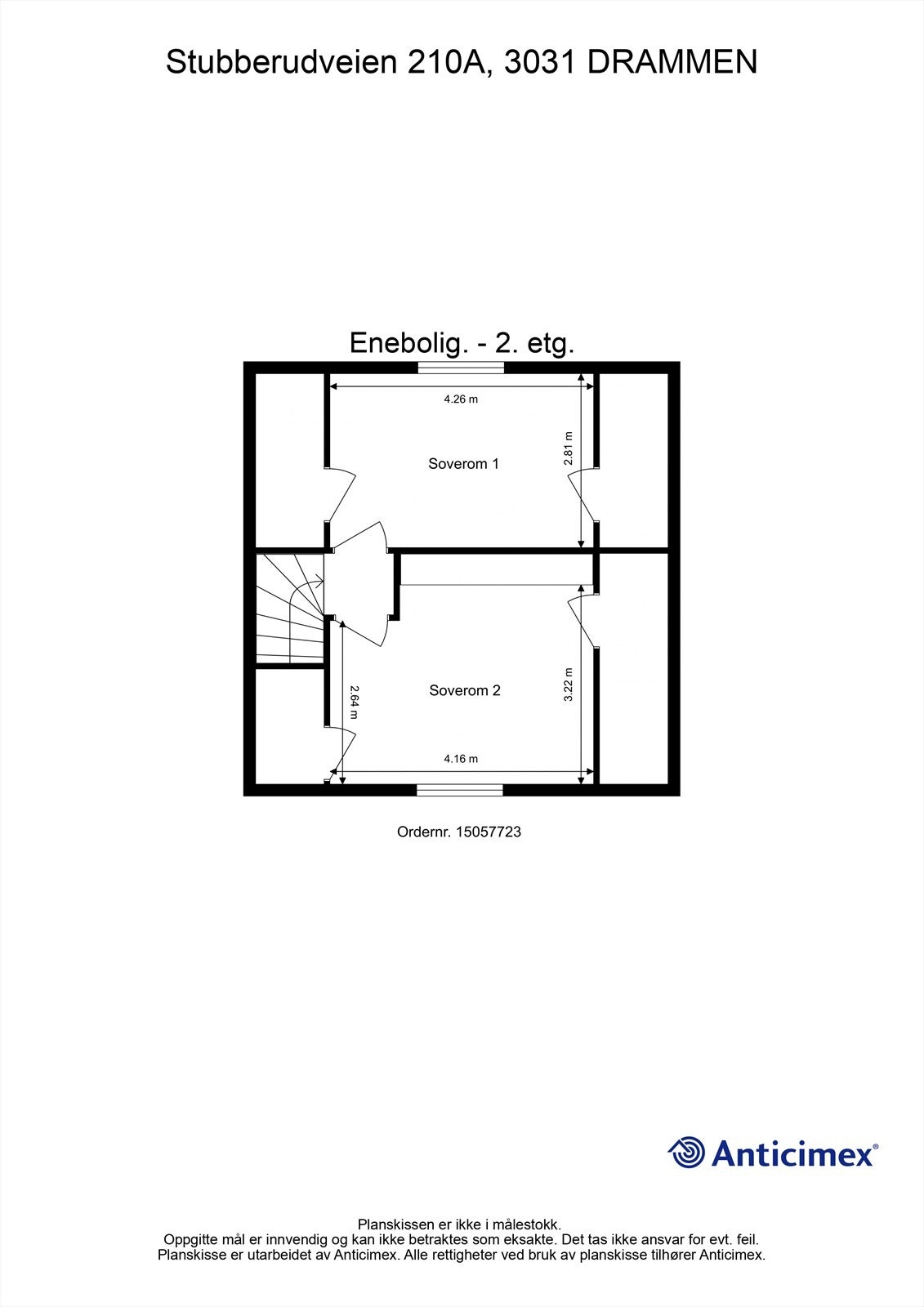 Plantegning 2. etasje Galleribilde