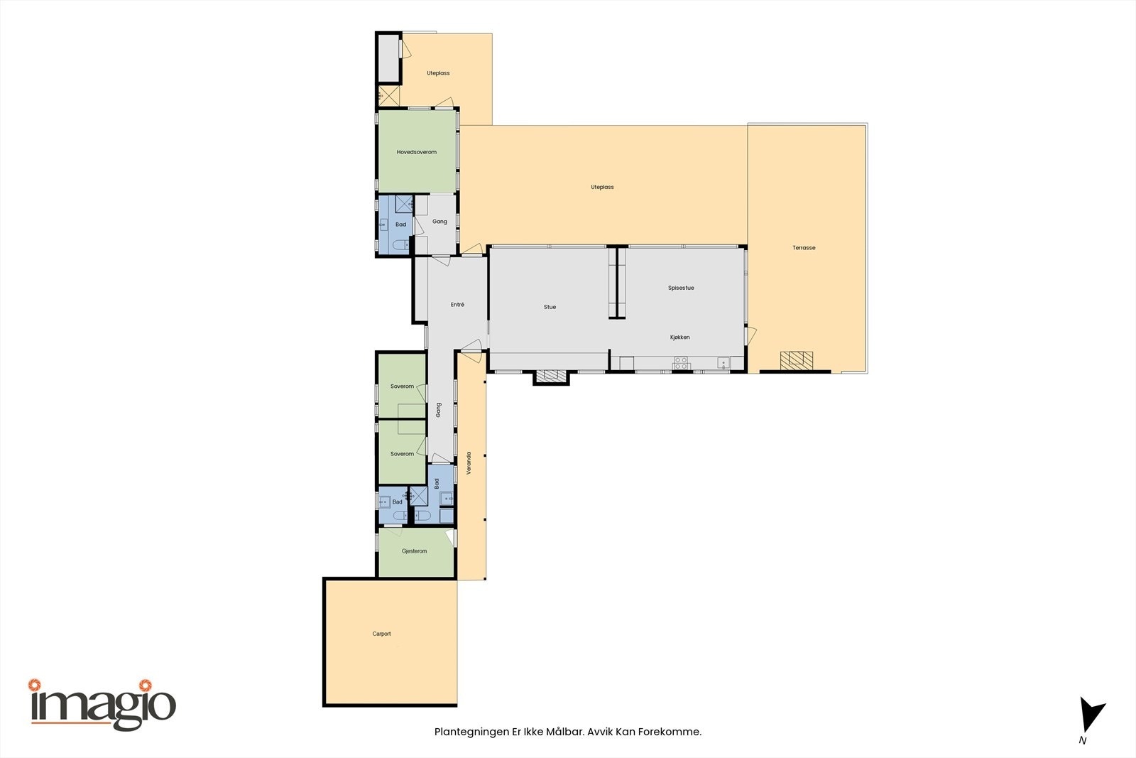 Plantegning Galleribilde