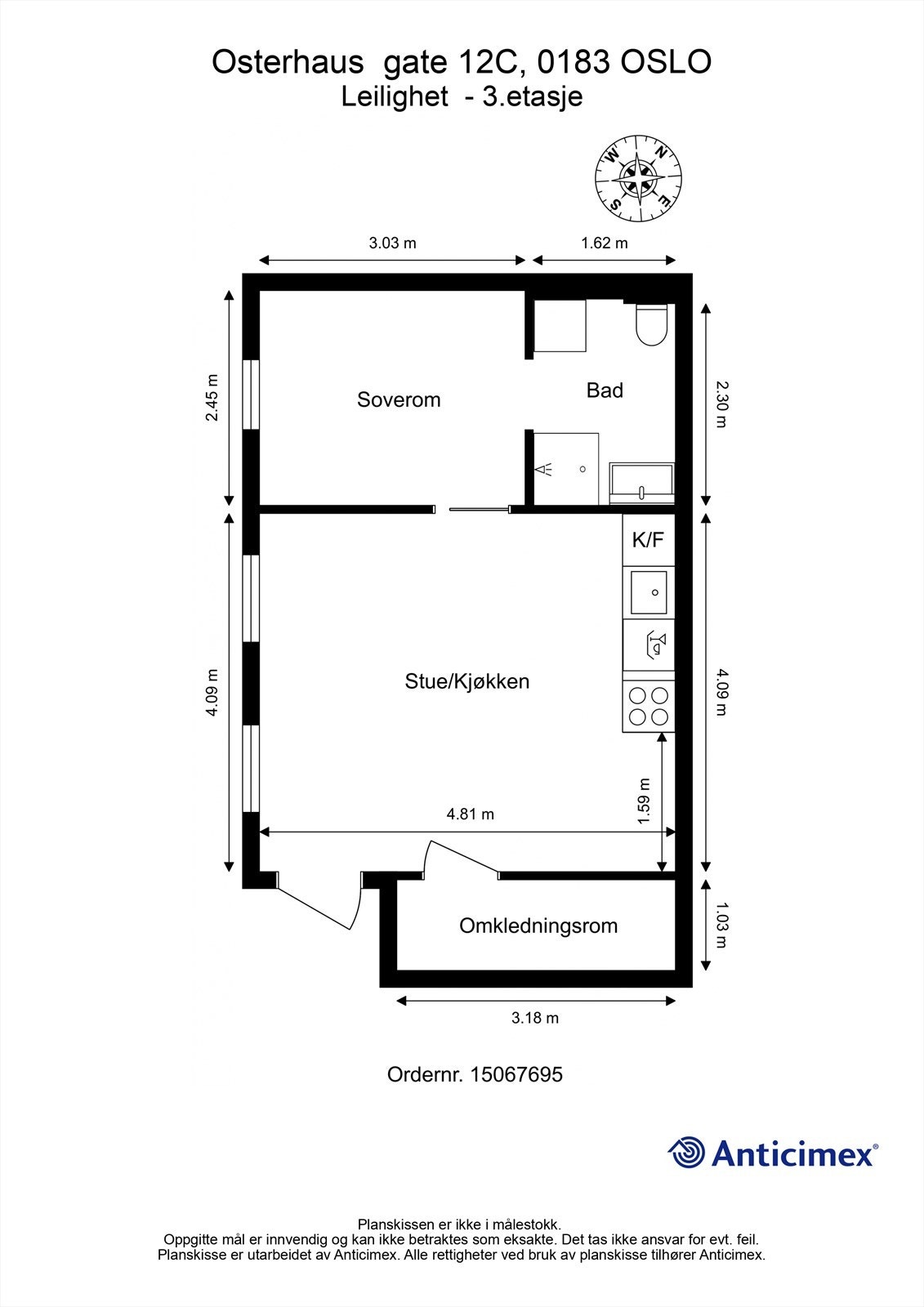Plantegning Galleribilde