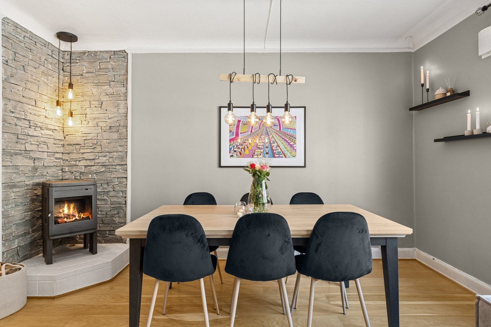 God plass til langbord for større selskap Galleribilde