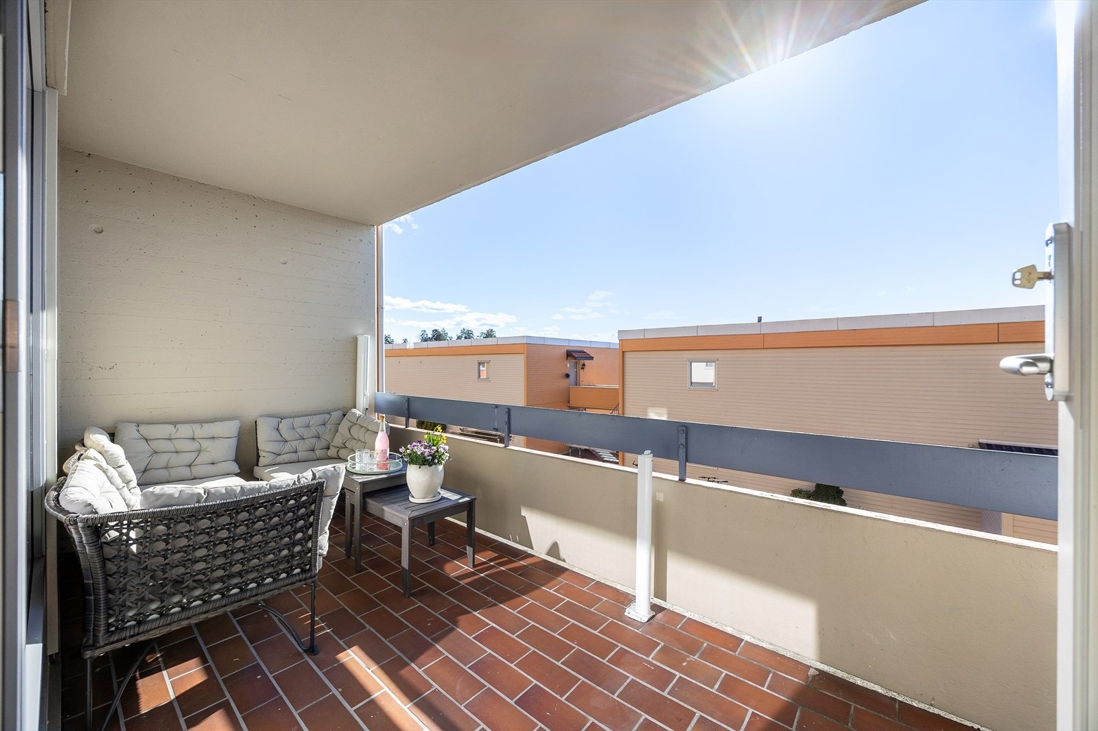 Leiligheten har svært gode solforhold. Galleribilde