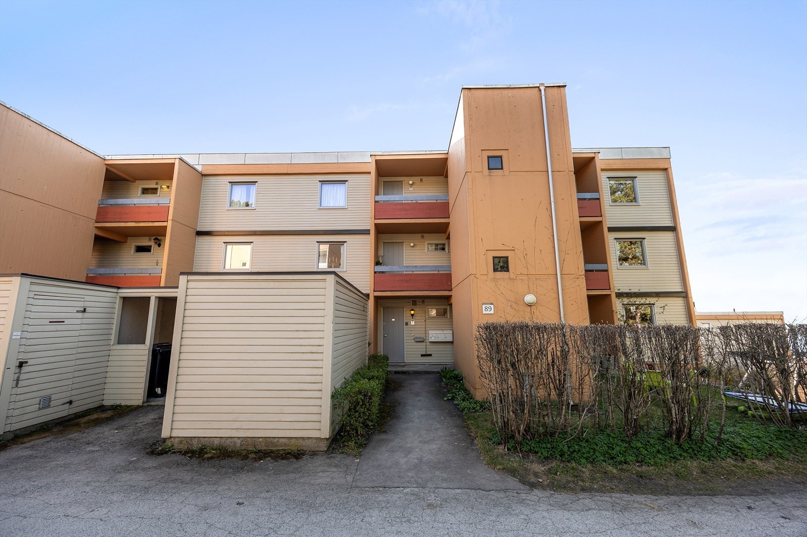 Byggets fasade. Galleribilde