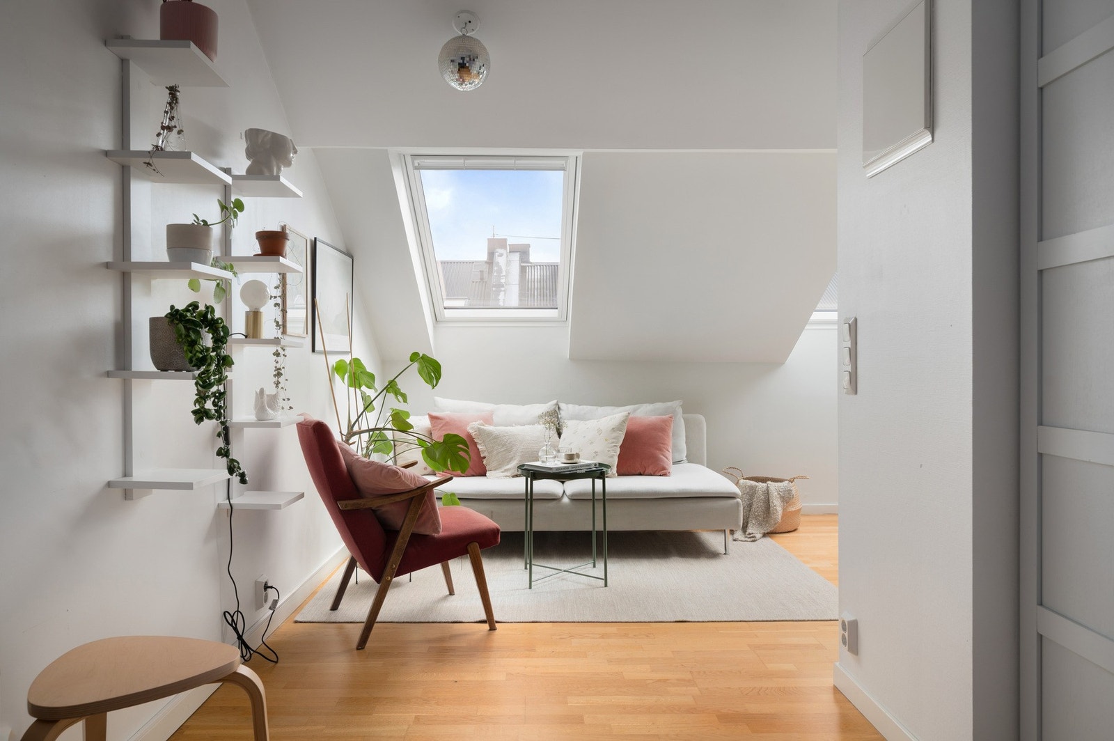 Her får du en lun atmosfære, hvor hver kvadratmeter er utnyttet til sitt fulle potensial. Galleribilde