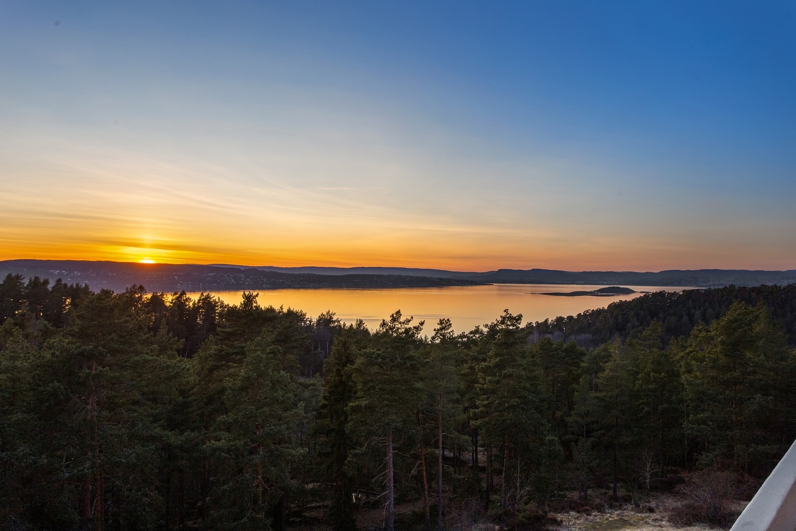 Fantastisk panoramautsikt Galleribilde