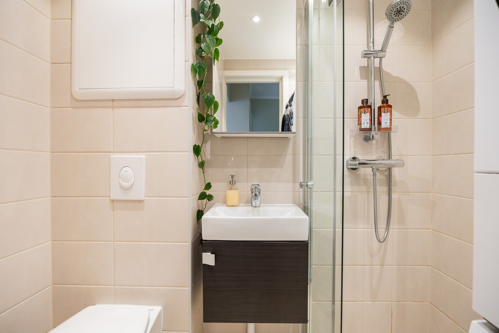 Helfliset bad fra 2023, da det ble totalrenovert i regi av borettslaget. Galleribilde