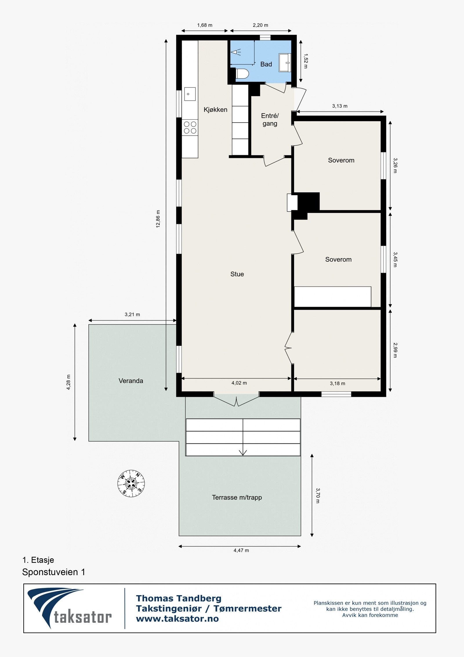Plantegning Galleribilde