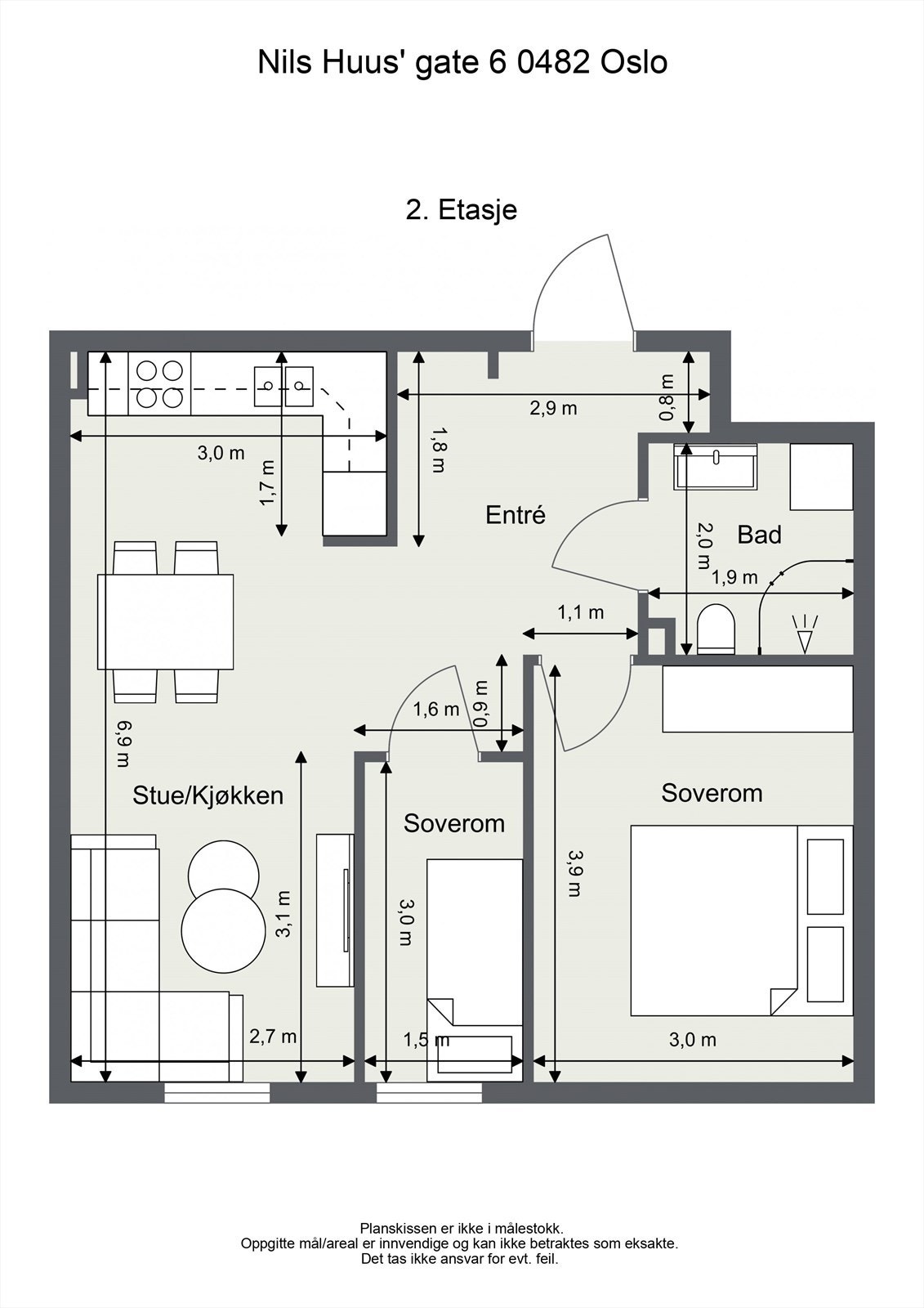 Plantegning. Galleribilde