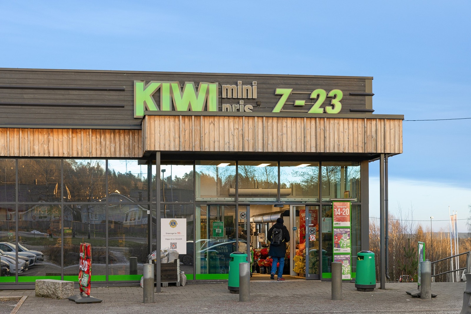 Det er kun 5 minutters gange til Kiwi Fjellbo. Galleribilde
