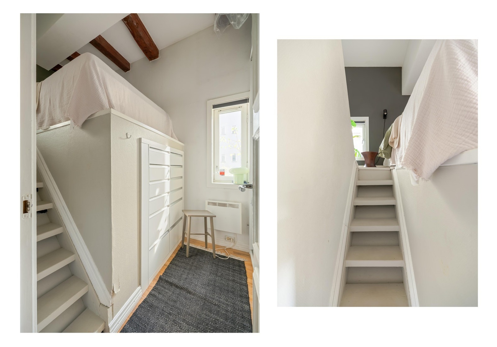 Dette rommet er ikke godkjent som soverom, men som bod og hems. (For ytterligere informasjon ta kontakt med megler.). Galleribilde