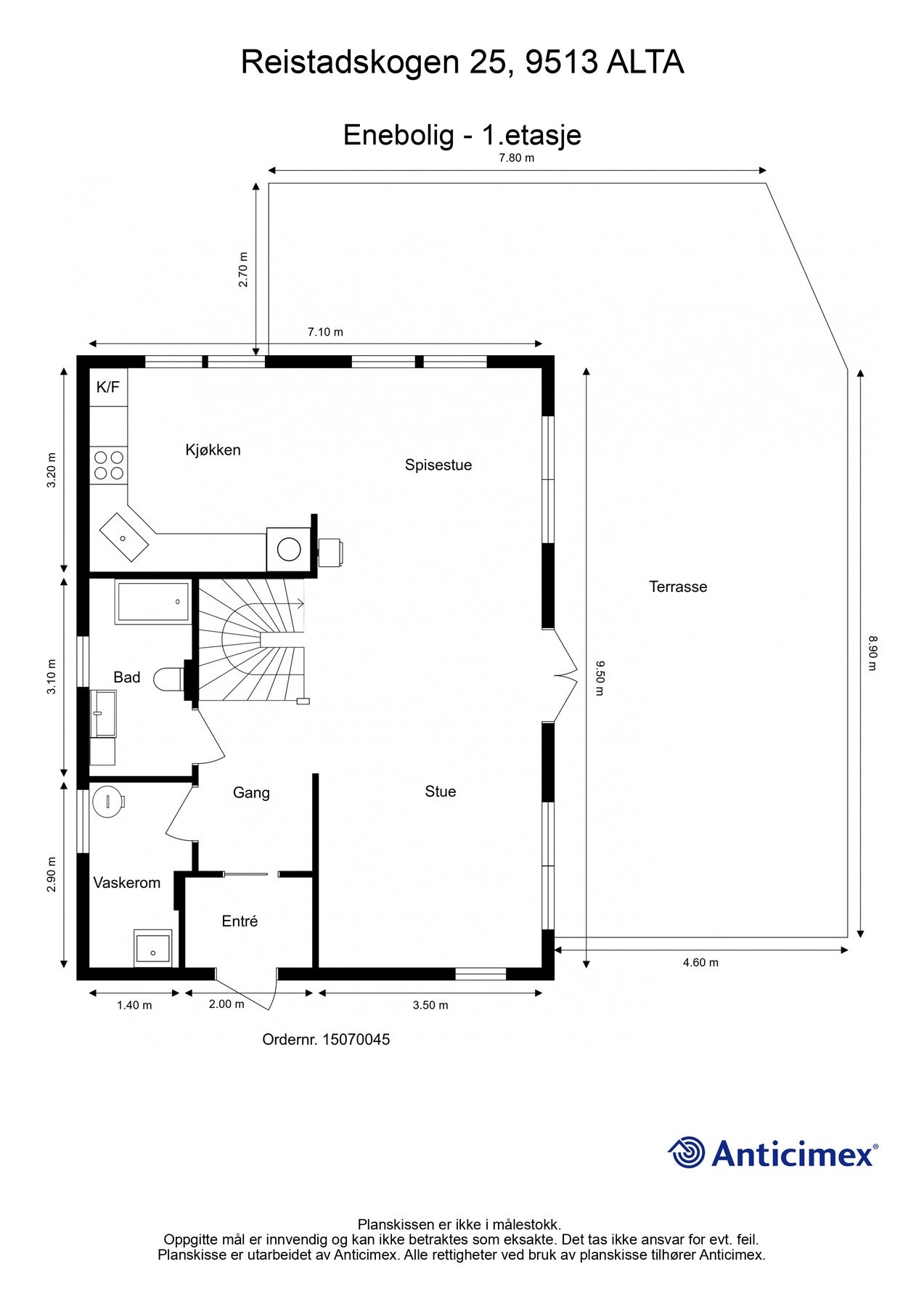 Plantegning 1. etasje. Galleribilde