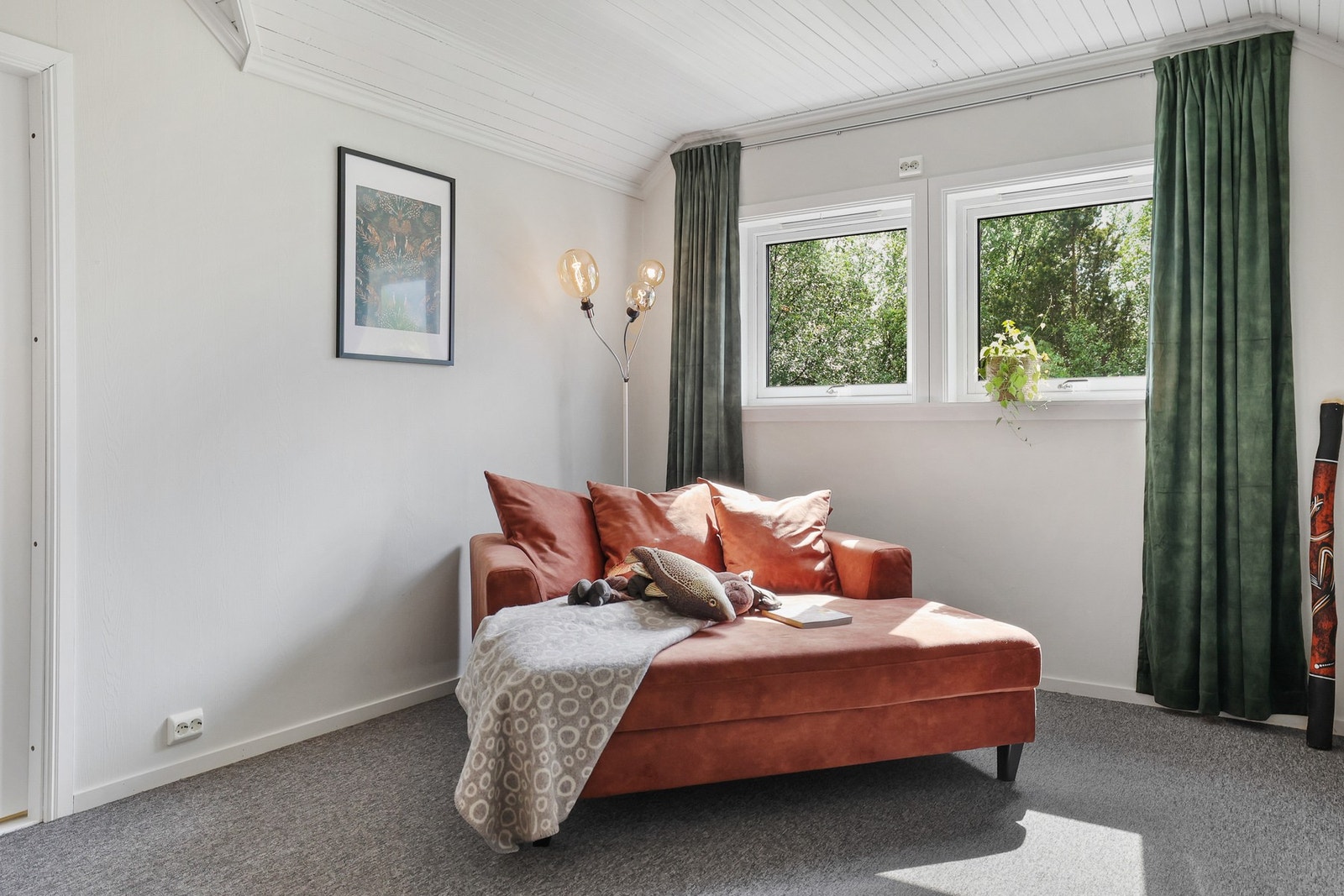 Her er det plass til ulike møbleringsmuligheter. Galleribilde