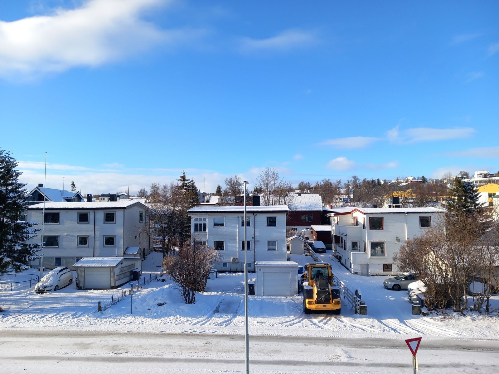 Utsikt fra vestvendt balkong. Galleribilde