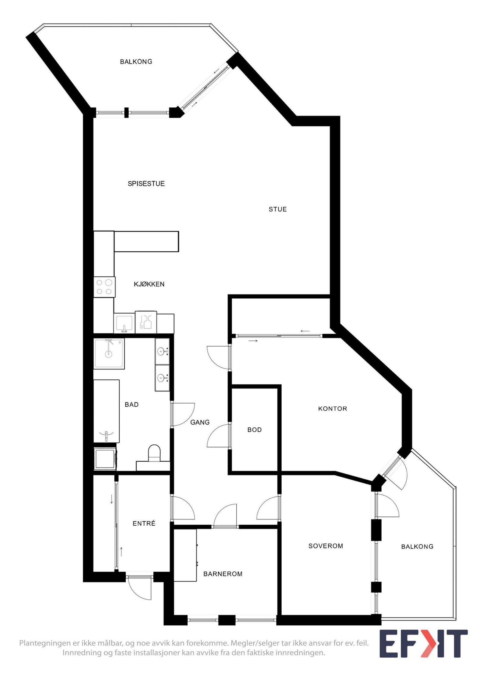 Plantegning. Galleribilde