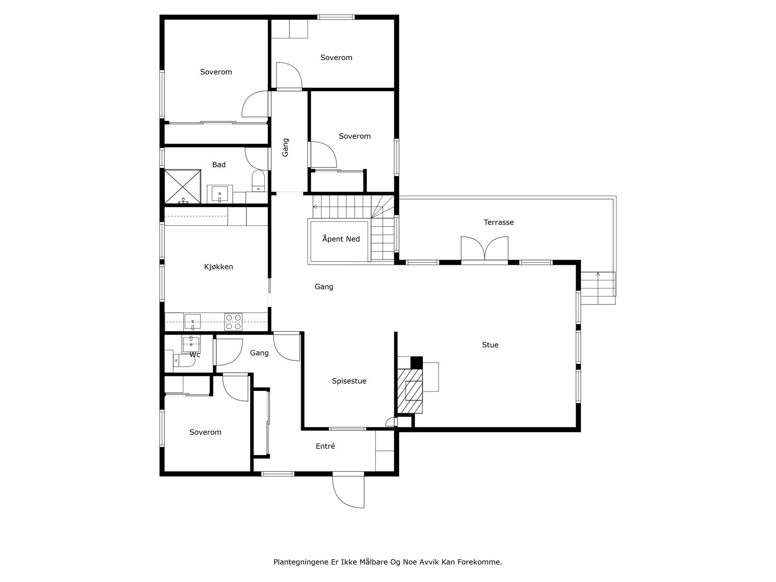 Plantegning 2.etg Galleribilde