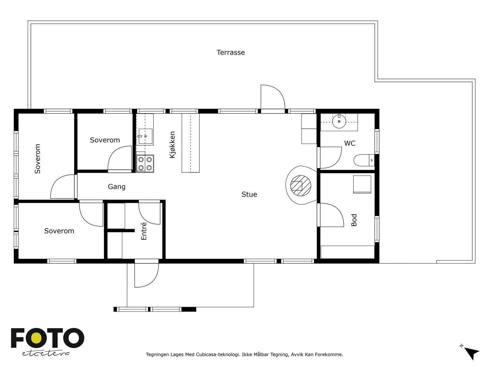 Plantegning Galleribilde