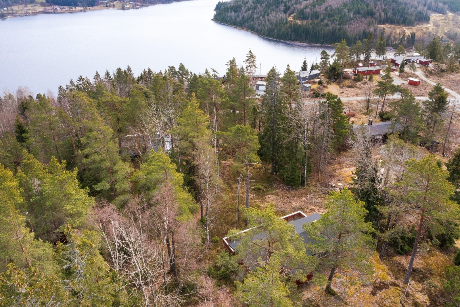 Utsikt mot Glomma Galleribilde