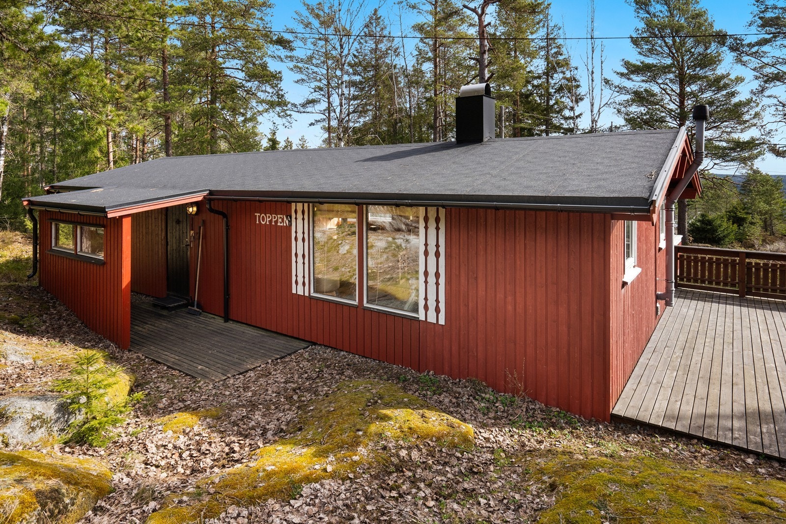 Overbygget inngangsparti Galleribilde