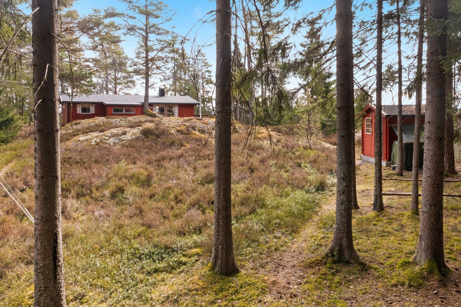 Parkering like ved hytten Galleribilde