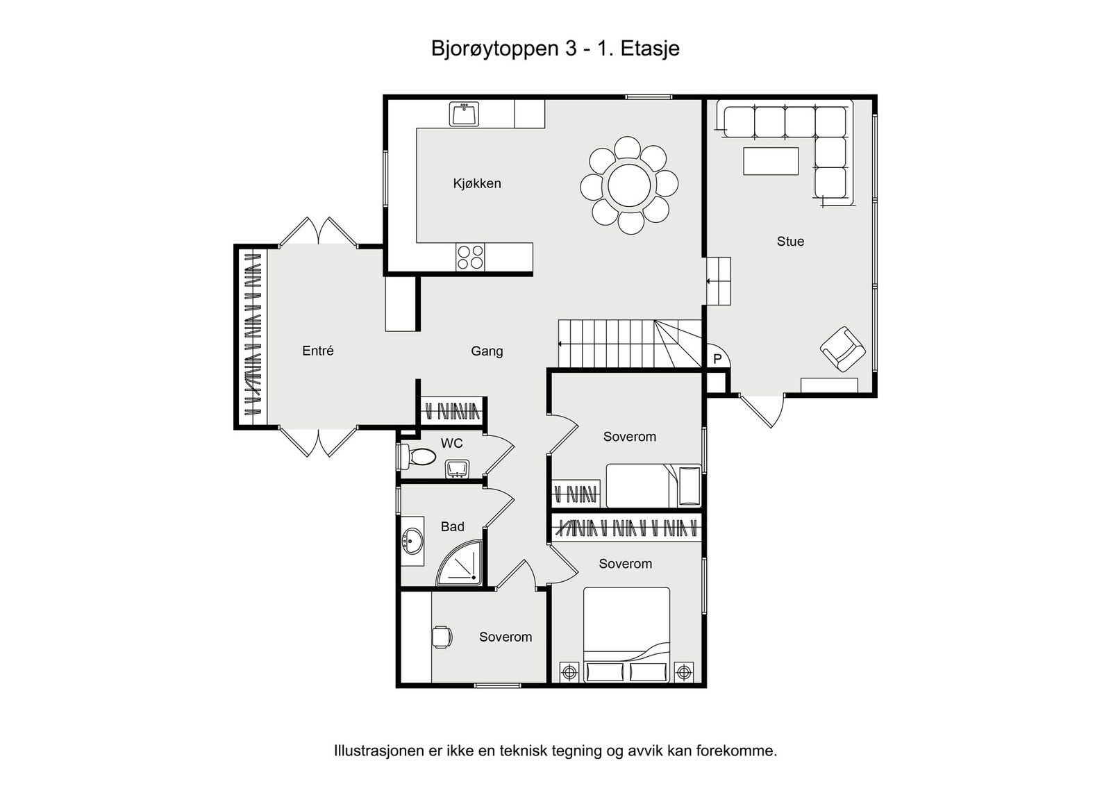 Plantegning | 1.etasje Galleribilde