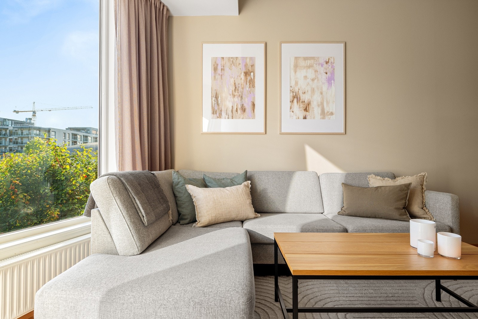 Leiligheten varmes opp ved fjernvarme. Galleribilde