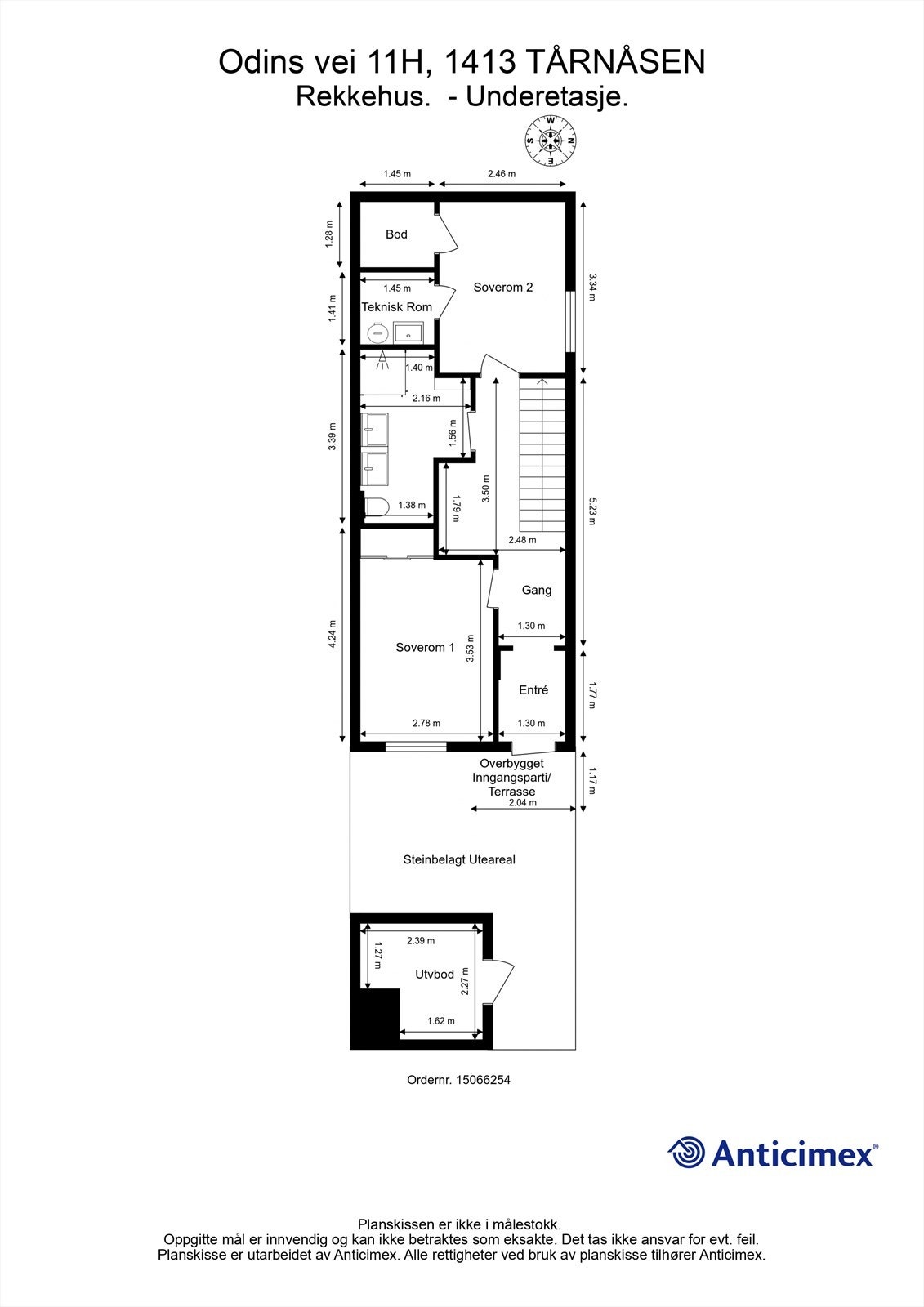 Plantegning av 1.etasje Galleribilde