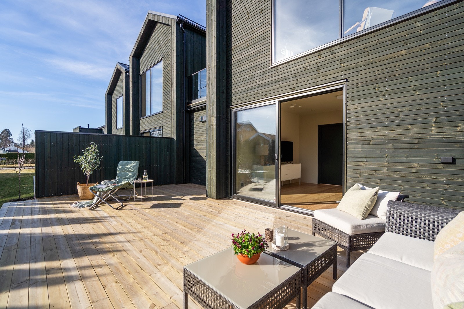 Stor terrasse Galleribilde