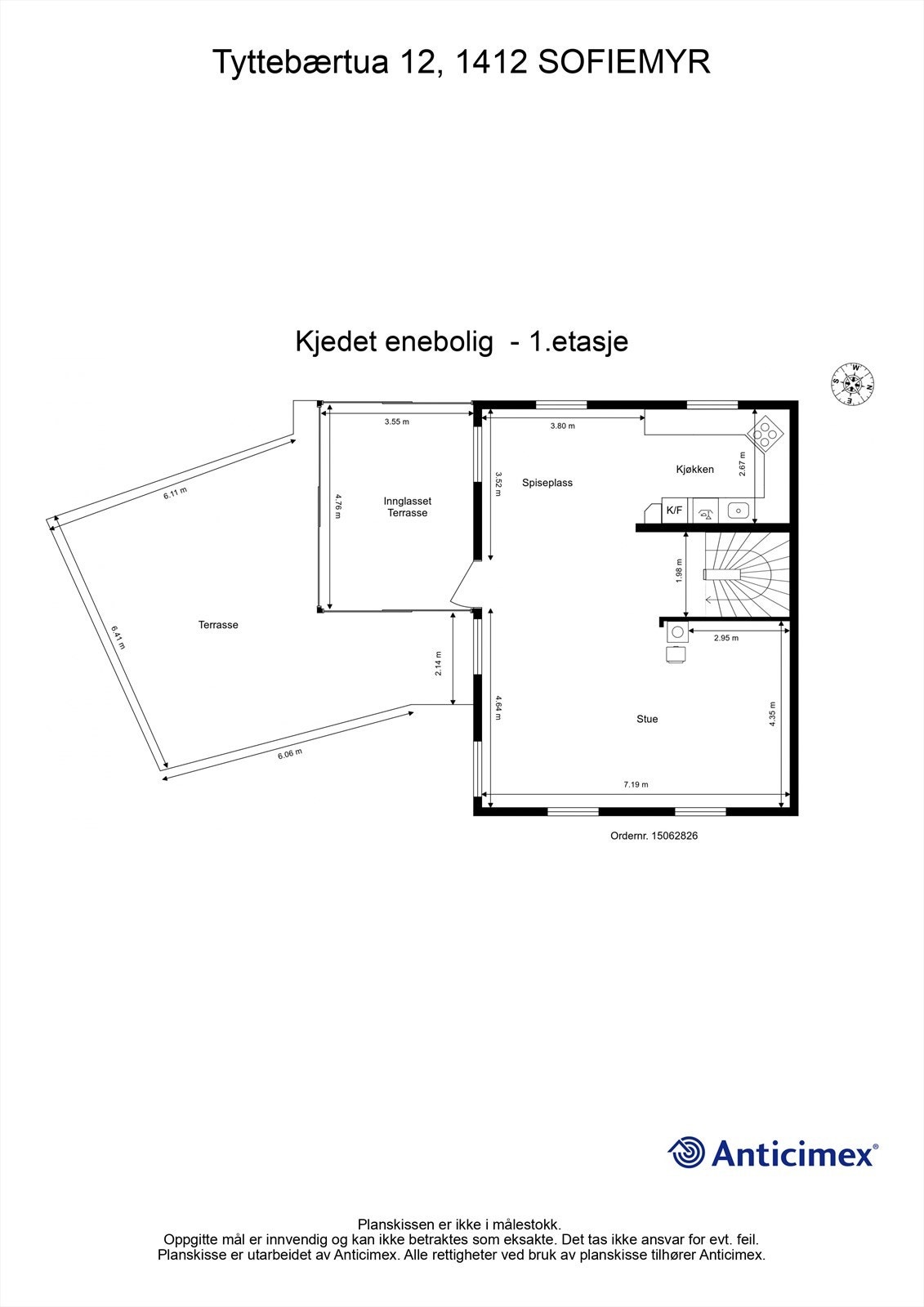 Plantegning - 1.etasje Galleribilde