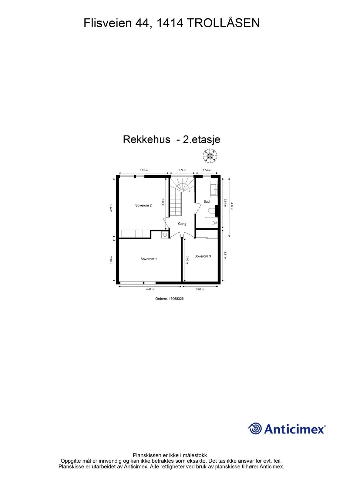 Plantegning 2.etasje Galleribilde
