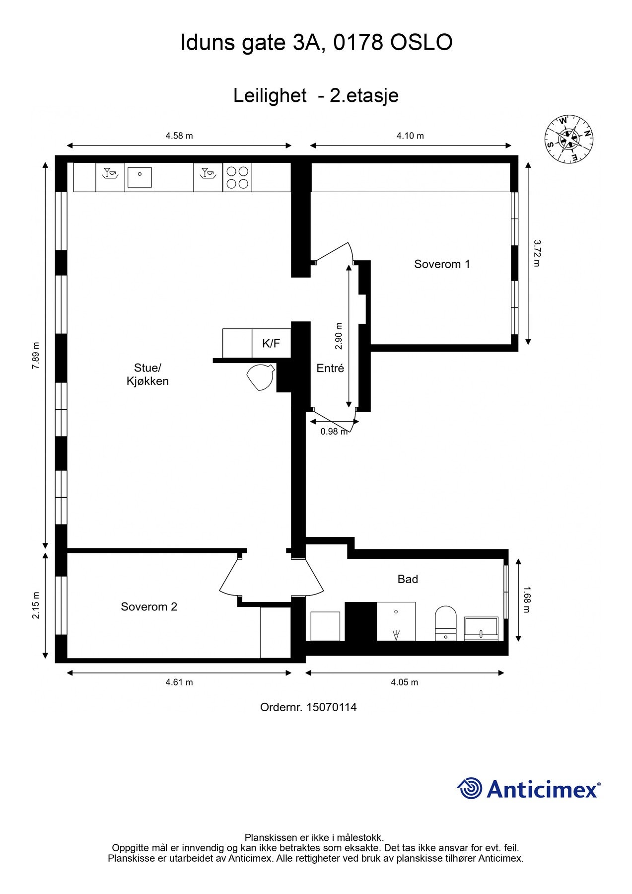 Plantegning: BRA: 86 kvm | BRA-i: 74 kvm | BRA-e: 12 kvm. Galleribilde