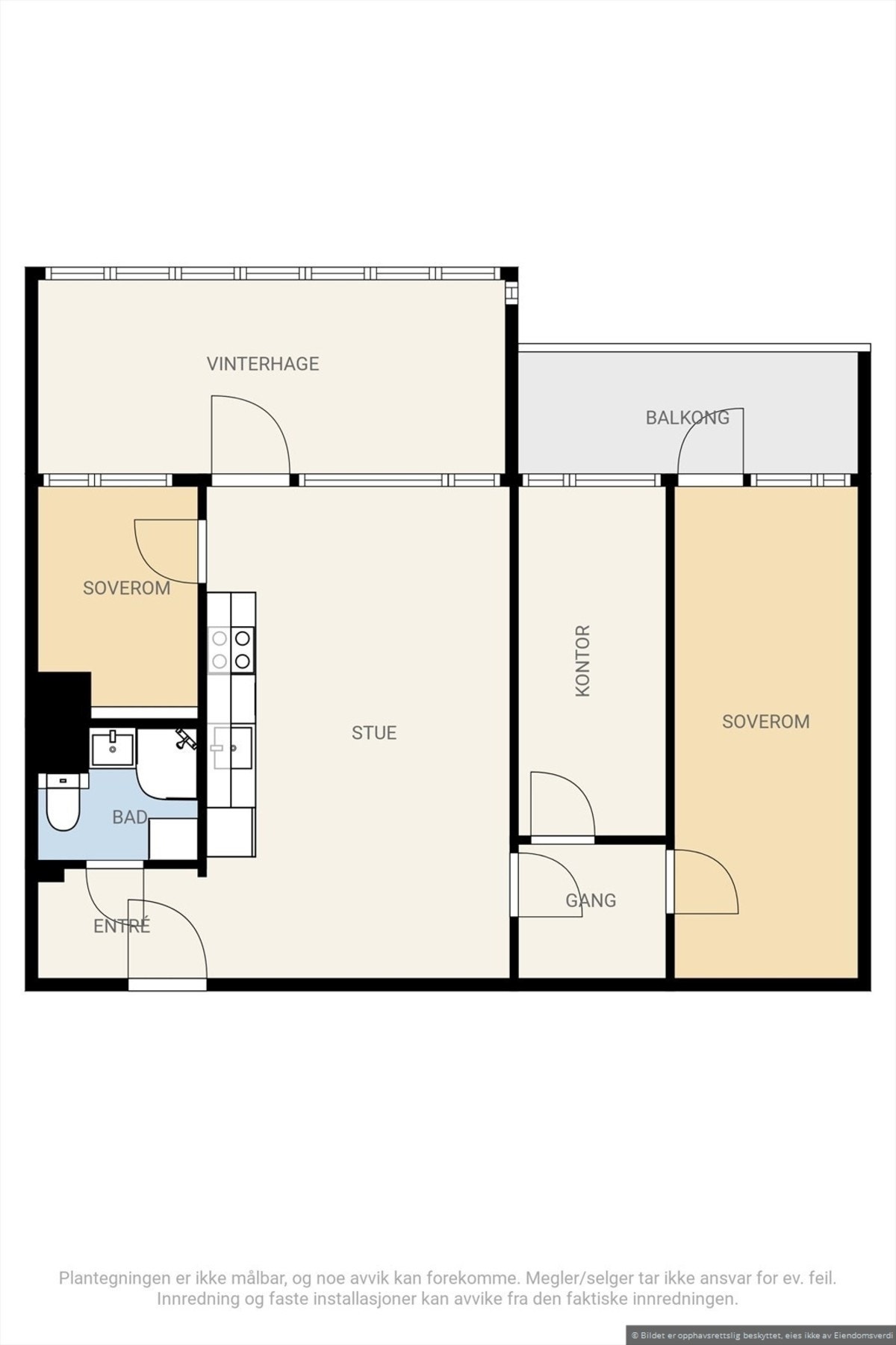 Meget god planløsning Galleribilde