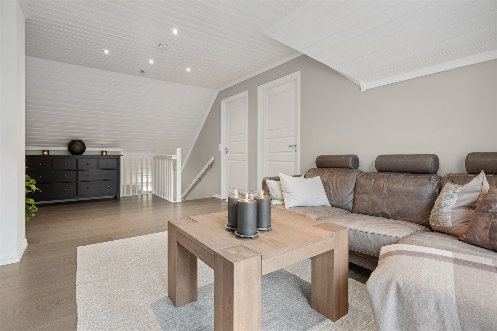 Plass for en koselig sofakrok og tv Galleribilde