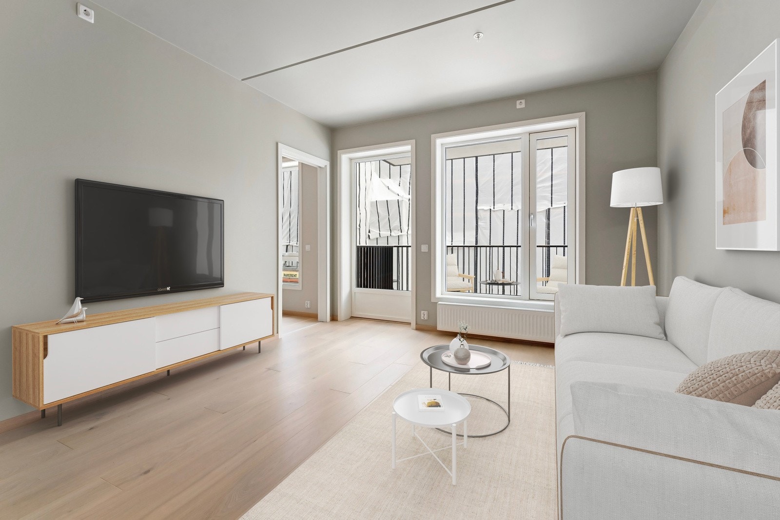 Nyoppført og stilren 2-roms i Lille Løren Park! Digital styling, bilde kun ment som illiustrasjon. Galleribilde