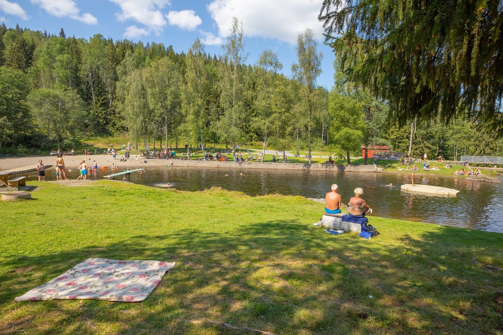 Mønevann badeplass Galleribilde